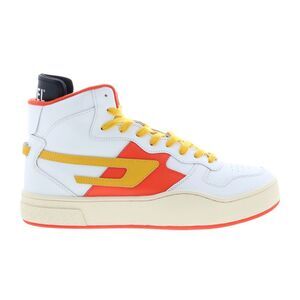 Diesel Mens S-Ukiyo Mid White Shoes (NWT)